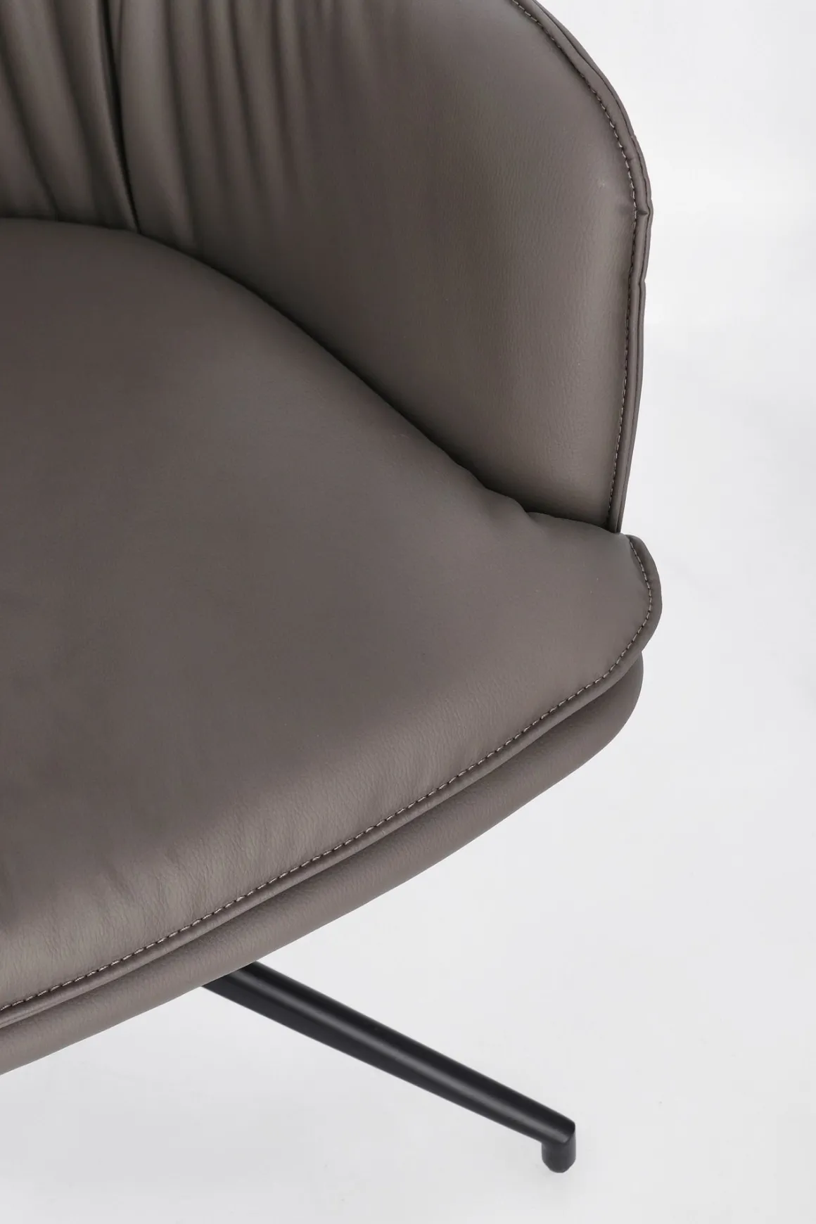 POLTRONA GIREVOLE VERMONT IN ECOPELLE TORTORA: vendita online POLTRONA GIREVOLE VERMONT IN ECOPELLE TORTORA in offerta