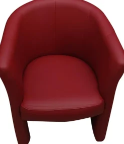 Poltrona in Ecopelle Moderna: Modello Belize Poltrona Rossa