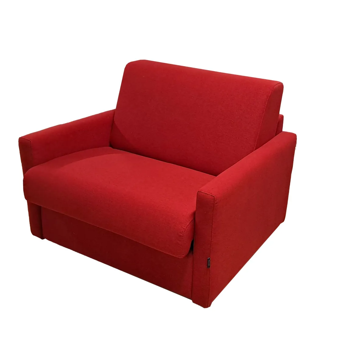 POLTRONA LETTO MOD. MADRID CON RETE ELETTROSALDATA IN TESSUTO ROSSO: vendita online POLTRONA LETTO MOD. MADRID CON RETE ELETTROSALDATA IN TESSUTO ROSSO in offerta