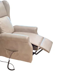 POLTRONA RELAX 2 MOTORI ELETTRICI IN TESSUTO COLOR BEIGE: vendita online POLTRONA RELAX 2 MOTORI ELETTRICI IN TESSUTO COLOR BEIGE in offerta
