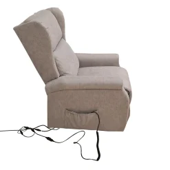 POLTRONA RELAX 2 MOTORI ELETTRICI IN TESSUTO BEIGE: vendita online POLTRONA RELAX 2 MOTORI ELETTRICI IN TESSUTO BEIGE