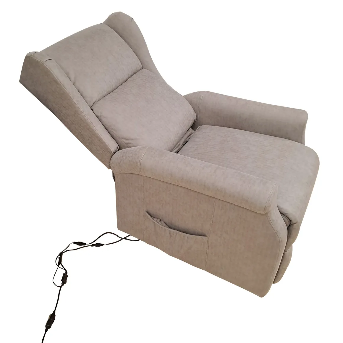 POLTRONA RELAX 2 MOTORI ELETTRICI IN TESSUTO BEIGE: vendita online POLTRONA RELAX 2 MOTORI ELETTRICI IN TESSUTO BEIGE