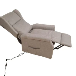POLTRONA RELAX 2 MOTORI ELETTRICI IN TESSUTO BEIGE: vendita online POLTRONA RELAX 2 MOTORI ELETTRICI IN TESSUTO BEIGE