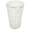 PORTABIANCHERIA METALLO BIANCO CON FODERA E COPERCHIO 42LT 38,5X38,5X57CM: vendita online PORTABIANCHERIA METALLO BIANCO CON FODERA E COPERCHIO 42LT 38,5X38,5X57CM in offerta