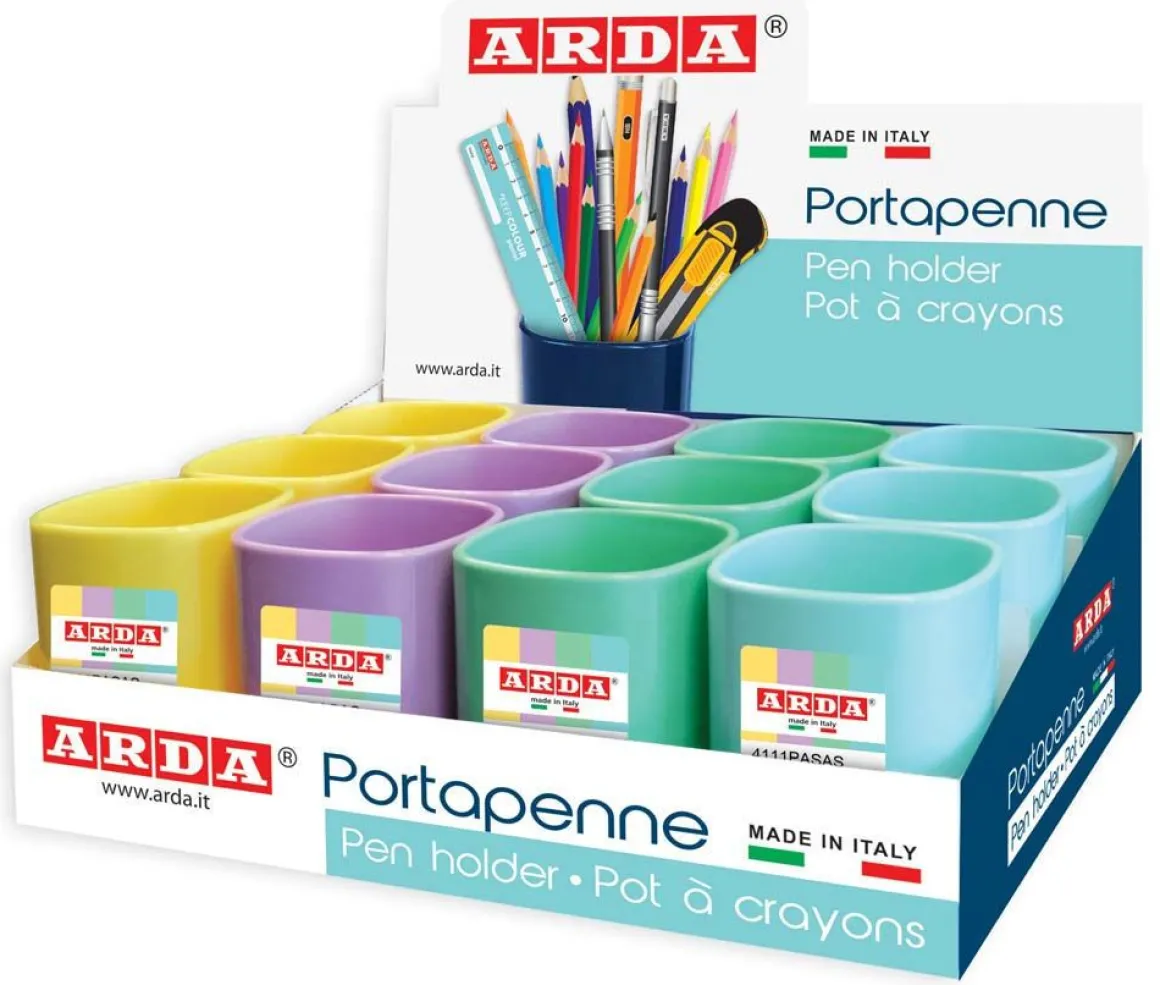 Portapenne colorato a forma di bicchiere in vendita online: portapenne, keep colour pastel