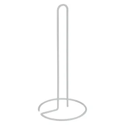 PORTA ROTOLO CARTA DA CUCINA ROLLY IN FERRO BIANCO 14X32CM