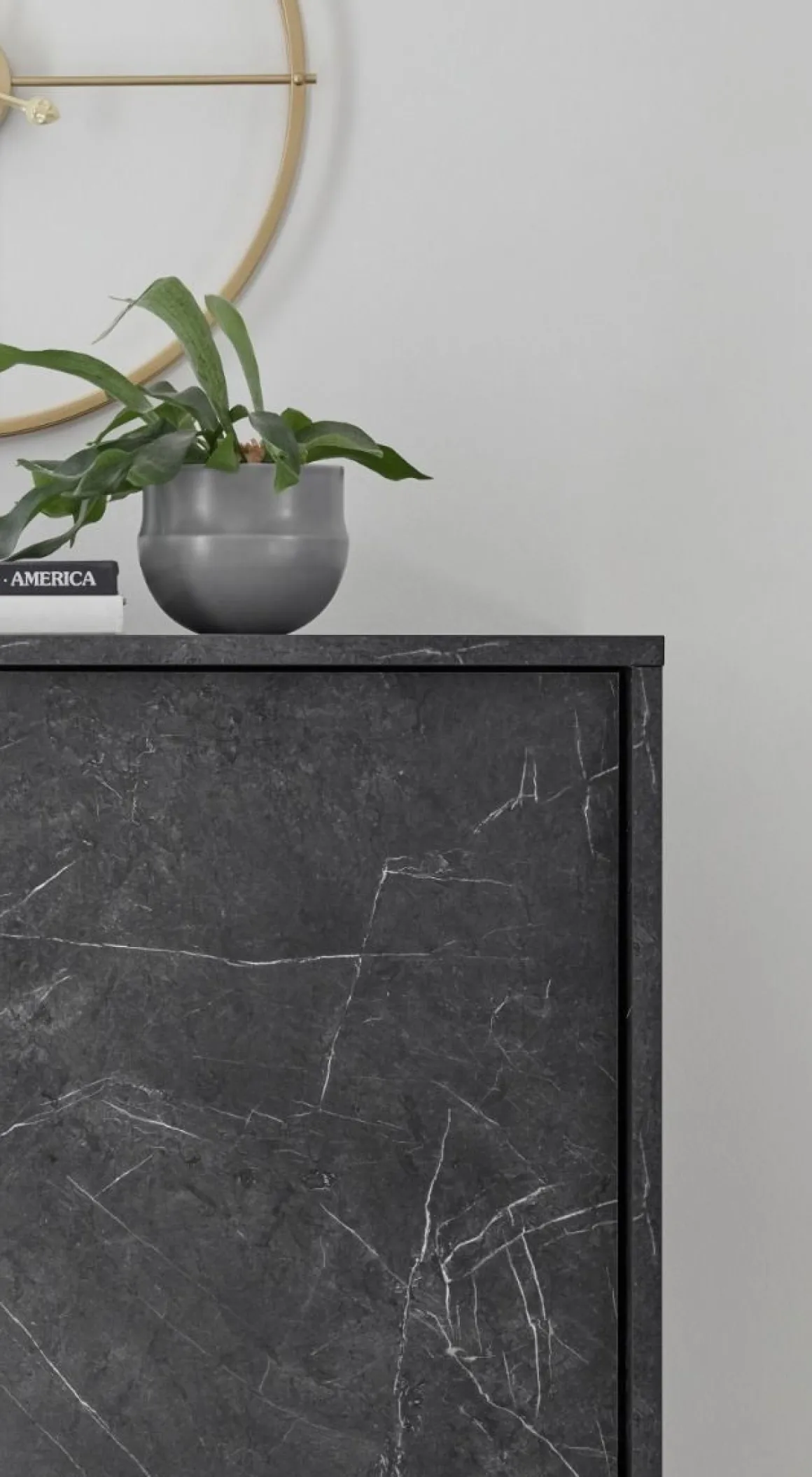 PORTA TV CARRARA EFFETTO MARMO NERO: vendita online PORTA TV CARRARA EFFETTO MARMO NERO in offerta