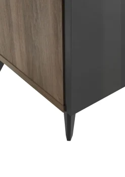 PORTA TV MOD. INFINITO NOCE BRERA E GRIGIO TITANIO LUCIDO in vendita online