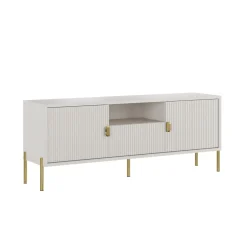 PORTA TV MOD. LOTUS CASHMERE EFFETTO CANNETTATO in vendita online