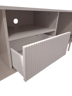 PORTA TV MOD. LOTUS CASHMERE EFFETTO CANNETTATO in vendita online