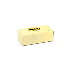 POST-IT - CONFEZIONE 12 BLOCCHETTI 100 FF ADESIVI GIALLI 38X51mm : vendita online POST-IT - CONFEZIONE 12 BLOCCHETTI 100 FF ADESIVI GIALLI 38X51mm in offerta