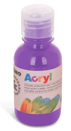 PRIMO - BOTTIGLIA COLORE ACRILICO 125ML VIOLA : vendita online PRIMO - BOTTIGLIA COLORE ACRILICO 125ML VIOLA in offerta
