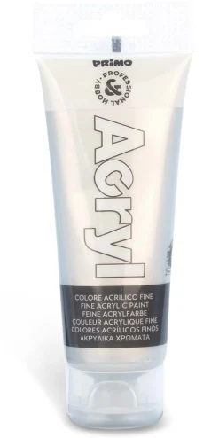 PRIMO - TUBO ACRILICO 75ML ARGENTO: vendita online PRIMO - TUBO ACRILICO 75ML ARGENTO in offerta