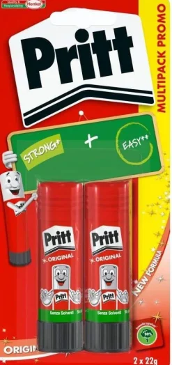 PRITT - CONFEZIONE 2 COLLE STICK 2X22GR: vendita online PRITT - CONFEZIONE 2 COLLE STICK 2X22GR in offerta