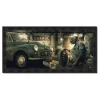 QUADRO GARAGE D'EPOCA 63X140CM: vendita online QUADRO GARAGE D'EPOCA 63X140CM in offerta