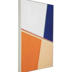 QUADRO INCORNICIATO ABSTRACT SHAPES MULTI 73X103CM: vendita online QUADRO INCORNICIATO ABSTRACT SHAPES MULTI 73X103CM in offerta