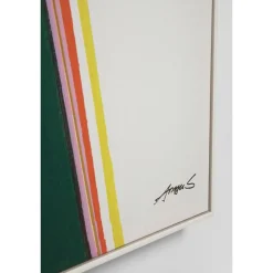 QUADRO INCORNICIATO ABSTRACT SHAPES KHAKI 73X103CM: vendita online QUADRO INCORNICIATO ABSTRACT SHAPES KHAKI 73X103CM in offerta