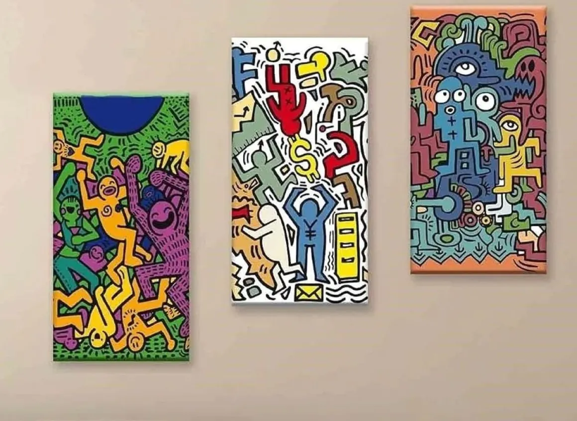 QUADRO SU TELA DAY POP 38X75CM ASSORTITO: vendita online QUADRO SU TELA DAY POP 38X75CM ASSORTITO in offerta