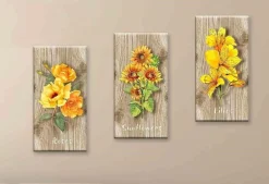 QUADRO SU TELA DAY SUNFLOWERS 38X75 CM ASSORTITO: vendita online QUADRO SU TELA DAY SUNFLOWERS 38X75 CM ASSORTITO in offerta
