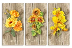 QUADRO SU TELA DAY SUNFLOWERS 38X75 CM ASSORTITO: vendita online QUADRO SU TELA DAY SUNFLOWERS 38X75 CM ASSORTITO in offerta