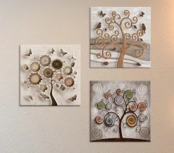 QUADRO SU TELA WORLD TREE 57X57 CM ASSORTITO: vendita online QUADRO SU TELA WORLD TREE 57X57 CM ASSORTITO in offerta