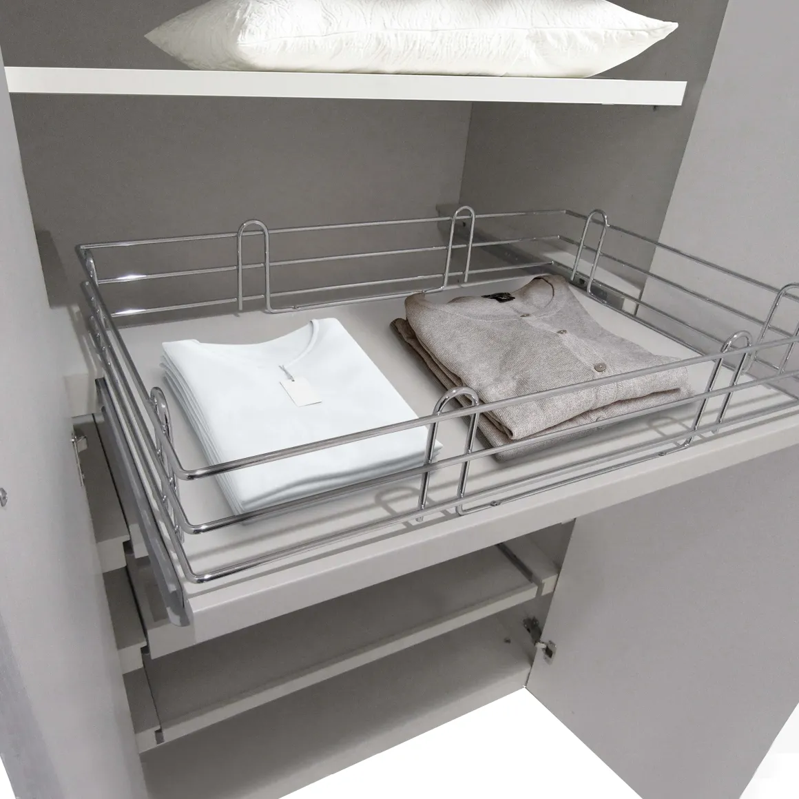 RIPIANO ESTRAIBILE CM 87,2 GRIGIO PERLA: RIPIANO PER SOGGIORNO E CUCINA