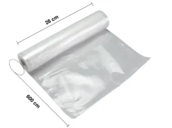 ROTOLO SACCHETTI SOTTOVUOTO 28CMX6MT