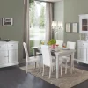 SALA DA PRANZO CLASSICA LACCATO BIANCO