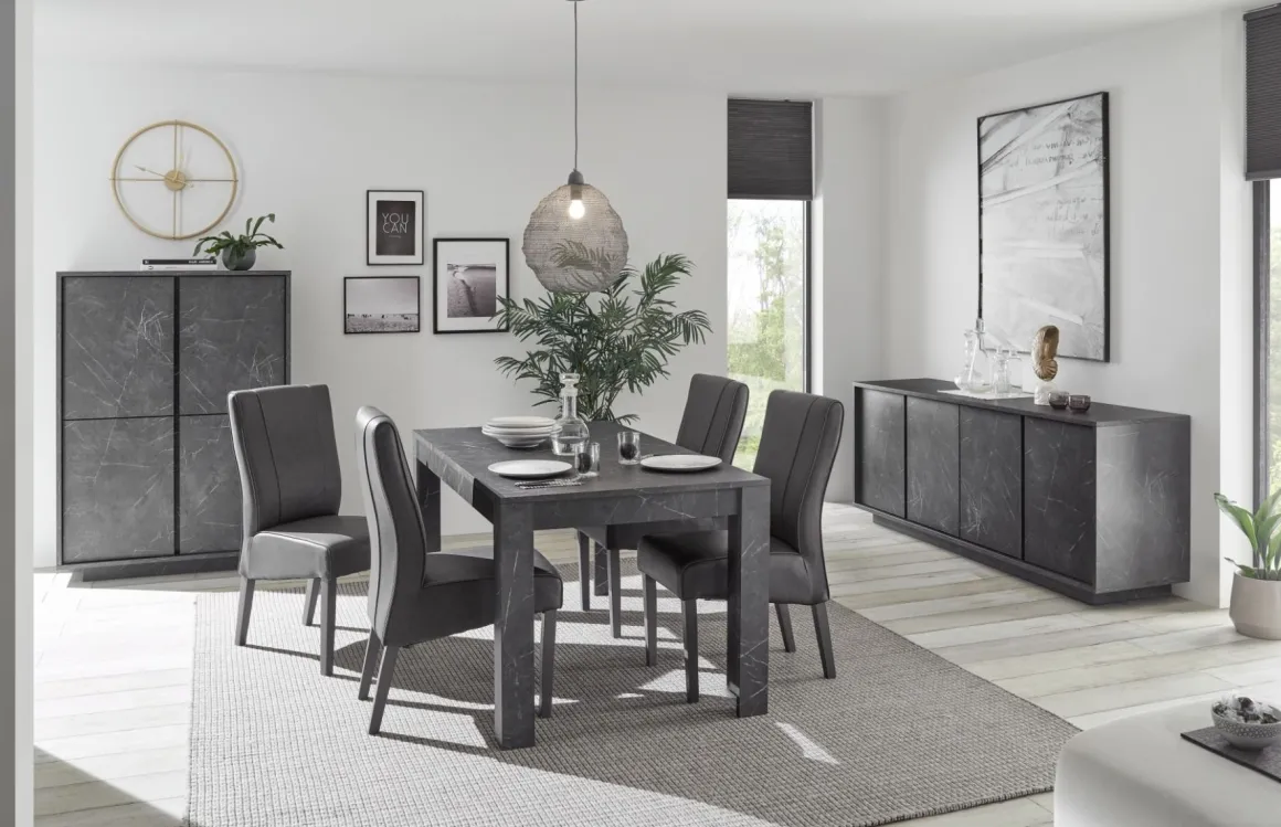 SALA EFFETTO MARMO NERO
