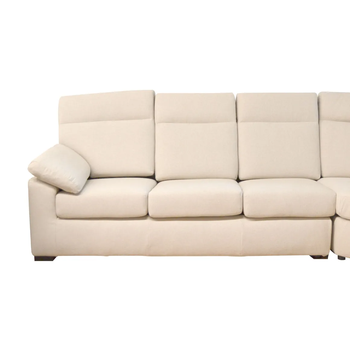 SALOTTO AMALIA ANGOLARE IN TESSUTO CREMA: vendita online SALOTTO AMALIA ANGOLARE IN TESSUTO CREMA in offerta