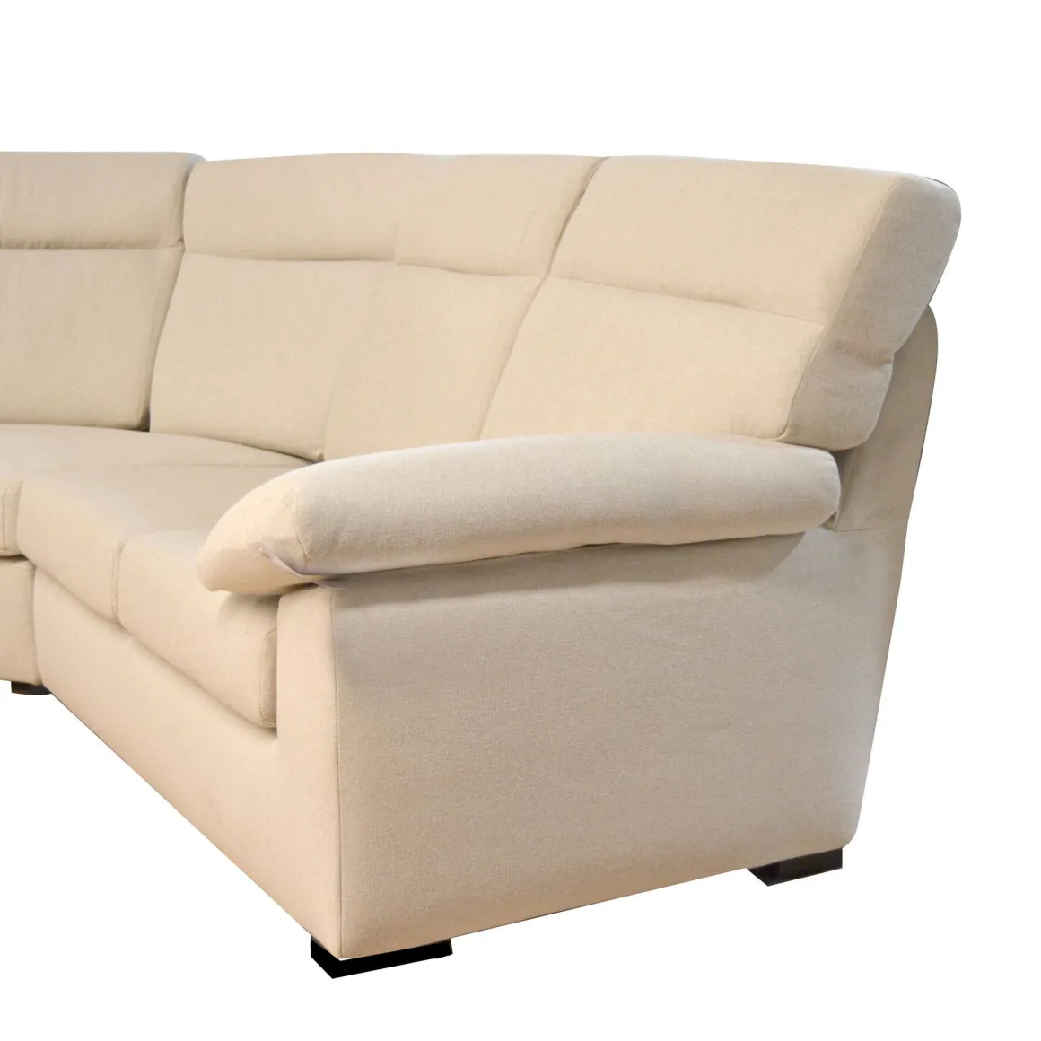 SALOTTO AMALIA ANGOLARE IN TESSUTO CREMA: vendita online SALOTTO AMALIA ANGOLARE IN TESSUTO CREMA in offerta