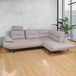 SALOTTO ANGOLARE DX CELESTE IN TESSUTO GRIGIO CHIARO: vendita online SALOTTO ANGOLARE DX CELESTE IN TESSUTO GRIGIO CHIARO in offerta