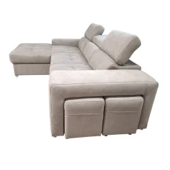 SALOTTO ANGOLARE SOFIA CON CHAISE LONGUE SX IN TESSUTO BEIGE: vendita online SALOTTO ANGOLARE SOFIA CON CHAISE LONGUE SX IN TESSUTO BEIGE in offerta