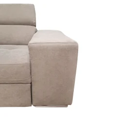 SALOTTO ANGOLARE SOFIA CON CHAISE LONGUE SX IN TESSUTO BEIGE: vendita online SALOTTO ANGOLARE SOFIA CON CHAISE LONGUE SX IN TESSUTO BEIGE in offerta