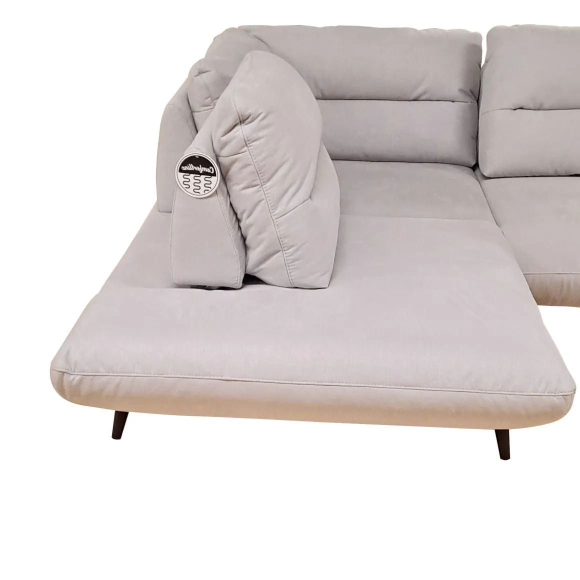 SALOTTO ANGOLARE SX CELESTE IN TESSUTO GRIGIO CHIARO: vendita online SALOTTO ANGOLARE SX CELESTE IN TESSUTO GRIGIO CHIARO in offerta