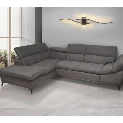 SALOTTO BILLY ANGOLO SX IN TESSUTO DARK GREY: vendita online SALOTTO BILLY ANGOLO SX IN TESSUTO DARK GREY in offerta