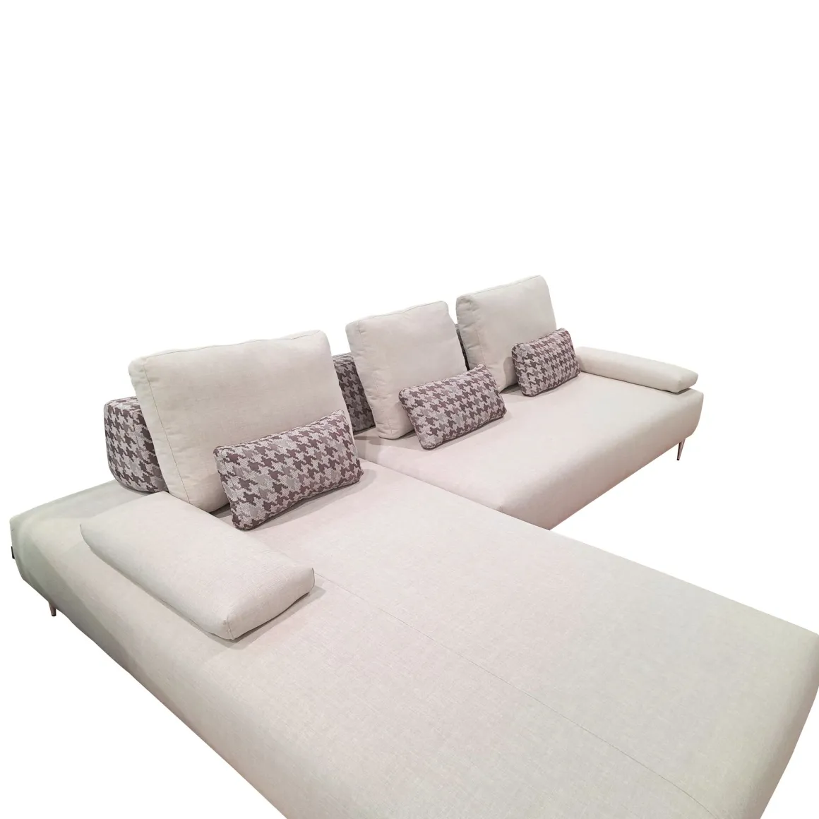 SALOTTO COMPONIBILE EDWARD IN TESSUTO CREMA E BORDEAUX: vendita online SALOTTO COMPONIBILE EDWARD IN TESSUTO CREMA E BORDEAUX in offerta