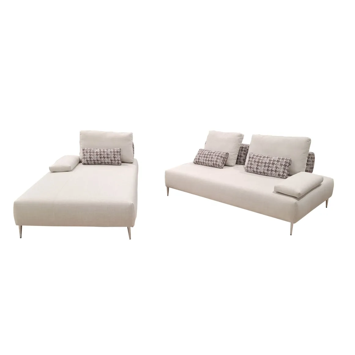 SALOTTO COMPONIBILE EDWARD IN TESSUTO CREMA E BORDEAUX: vendita online SALOTTO COMPONIBILE EDWARD IN TESSUTO CREMA E BORDEAUX in offerta