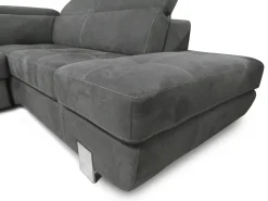 SALOTTO EUREKA ANGOLARE DX IN TESSUTO GRIGIO SCURO: vendita online SALOTTO EUREKA ANGOLARE DX IN TESSUTO GRIGIO SCURO in offerta