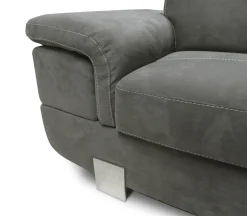 SALOTTO EUREKA ANGOLARE DX IN TESSUTO GRIGIO SCURO: vendita online SALOTTO EUREKA ANGOLARE DX IN TESSUTO GRIGIO SCURO in offerta
