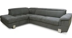 SALOTTO EUREKA ANGOLARE SX CON RETE ELETTROSALDATA IN TESSUTO GRIGIO SCURO: vendita online SALOTTO EUREKA ANGOLARE SX CON RETE ELETTROSALDATA IN TESSUTO GRIGIO SCURO in offerta