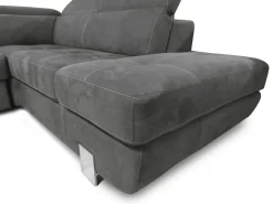 SALOTTO EUREKA ANGOLARE SX CON RETE ELETTROSALDATA IN TESSUTO GRIGIO SCURO: vendita online SALOTTO EUREKA ANGOLARE SX CON RETE ELETTROSALDATA IN TESSUTO GRIGIO SCURO in offerta