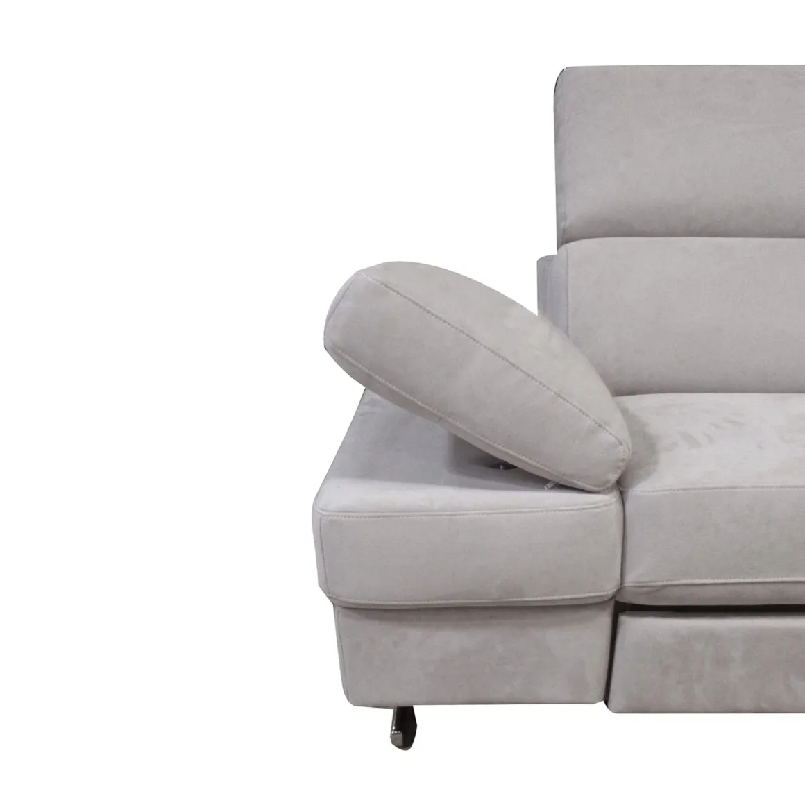 SALOTTO GIADA ANGOLARE DX IN TESSUTO GRIGIO CHIARO: vendita online SALOTTO GIADA ANGOLARE DX IN TESSUTO GRIGIO CHIARO in offerta