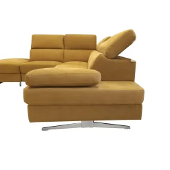 SALOTTO GIADA ANGOLARE SX IN TESSUTO OCRA: vendita online SALOTTO GIADA ANGOLARE SX IN TESSUTO OCRA in offerta