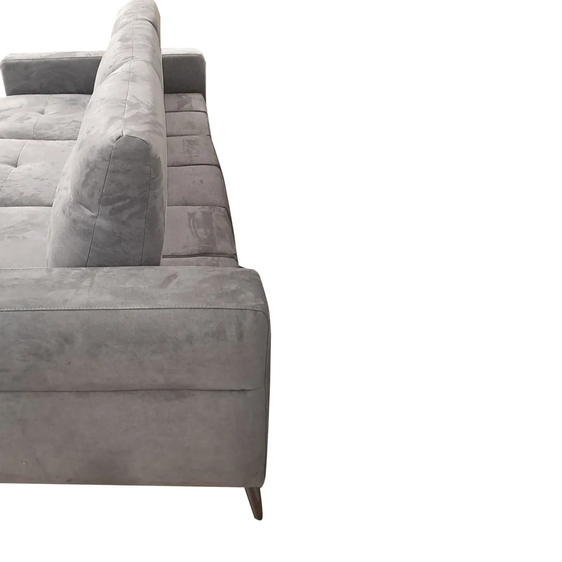 SALOTTO GINKO ANGOLRE SX CON CARRELLO ESTRAIBILE IN TESSUTO NABUCCO GRIGIO: vendita online SALOTTO GINKO ANGOLRE SX CON CARRELLO ESTRAIBILE IN TESSUTO NABUCCO GRIGIO in offerta
