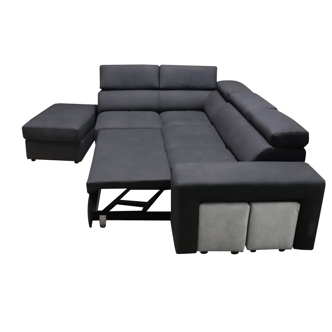 Salotto in tessuto con carrello online