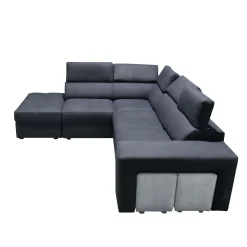 Salotto in tessuto con carrello online