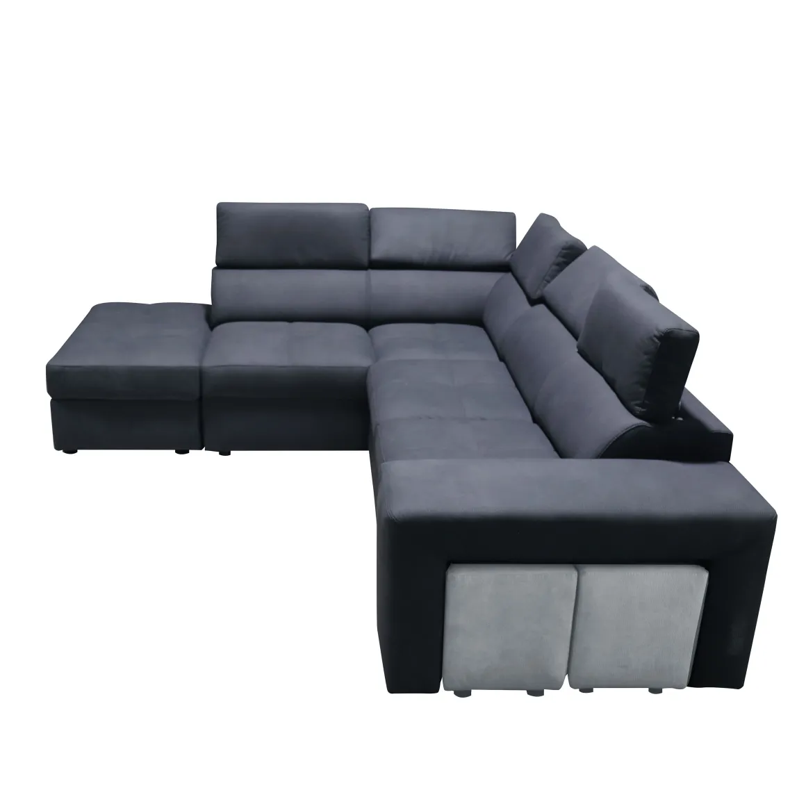 Salotto in tessuto con carrello online