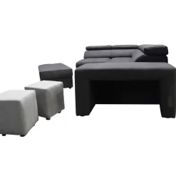 Salotto in tessuto con carrello online
