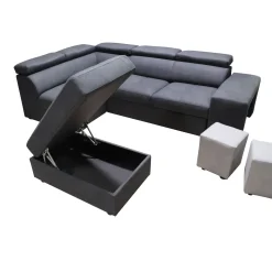 Salotto in tessuto con carrello online